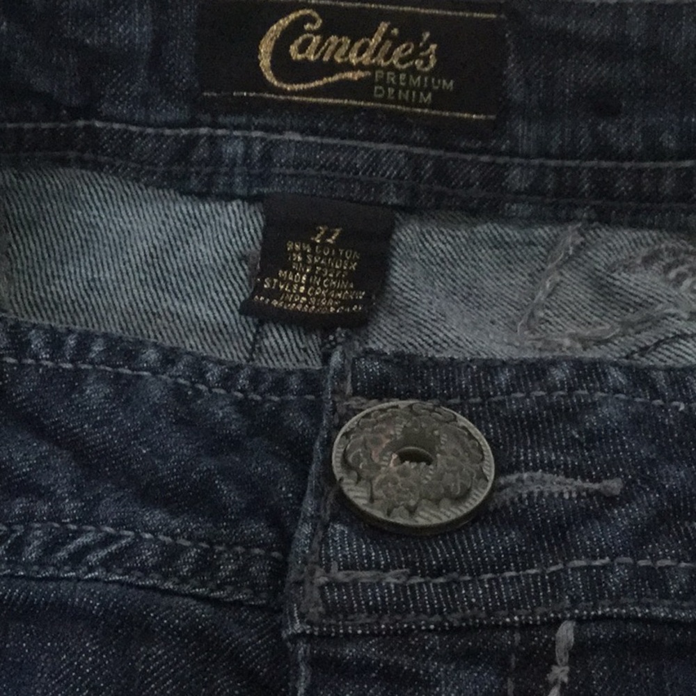 Candie’s Premium Denim Medium Wash Blue Jeans JR11 - Picture 5 of 7